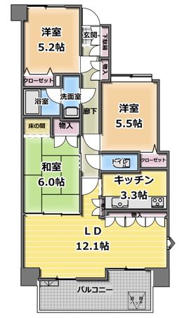 ダイアパレスモナークヒルズ新庄 リフォーム完了いたしました!